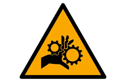 ISO 7010 W089 Moving Gears Warning Sign CAD Drawings (DWG, SVG, PDF)